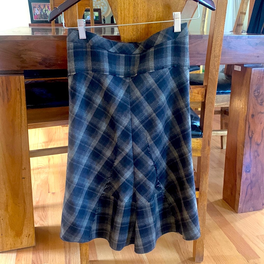 Fit and flare midi skirt